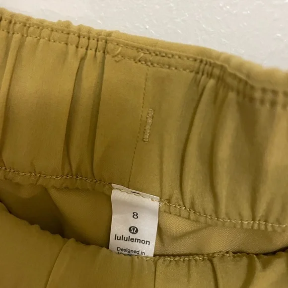 Lululemon Athletica Mustard Yellow Sweatpants Relaxed Fit - Picture 3 of 6